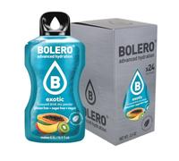 Bolero Drink 24 Sachets 3g Sticks Fruit Prepared Powder Soluble For Fresh Drink in Water Product, 72g Stevia Sweetened (Exotic)