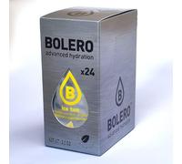Bolero Drink 24 Sachets 3g Sticks Fruit Prepared Powder Soluble For Fresh Drink in Water Product, 72g Stevia Sweetened (Ice Tea Lemon)