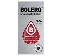 Bolero Drink 24 Sachets 3g Sticks Fruit Prepared Powder Soluble For Fresh Drink in Water Product, 72g Stevia Sweetened (Banana & Strawberry)