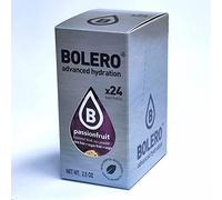 Bolero Drink 24 Sachets 3g Sticks Fruit Prepared Powder Soluble For Fresh Drink in Water Product, 72g Stevia Sweetened (Passionfruit)