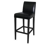 Bolero Faux Leather High Bar Stool Black - GG651