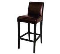 Bolero Faux Leather High Bar Stool Brown (Single)