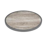 Bolero Fibre Glass Round Table Top Wood Effect 580mm
