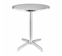 Bolero Flip Top Table Made of Stainless Steel and Aluminium - 720X600mm