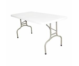 Bolero Foldaway Rectangular Table Made of Polypropylene and Steel 737X1520X753mm