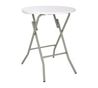 Bolero Polyethylene Foldaway Round Commercial Dining Table, 735x600mm