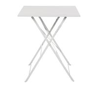 Bolero Grey Pavement Style Steel Table Square 710X600X600mm Restaurant