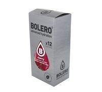 Bolero Instant Drink Cherry, Box of 12 Sachets (12x3g) Sugar-Free, Sweetened with Stevia + Vitamin C | Suitable for Children and Diabetics | Gluten-Free