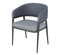 Bolero Meridian Interior Dining Chairs - Upholstered Stone Blue (2 Pack) FU521