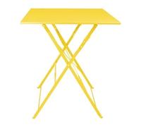 Bolero Perth Pavement Style Square Table Mellow Yellow, 600 mm