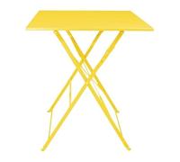 Bolero Perth Pavement Style Square Table Mellow Yellow, 600 mm