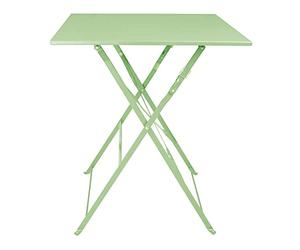 Bolero Perth Square Light Green Table Pavement Style 600mm - Garden, Patios Table for Restaurants, Pubs FT271