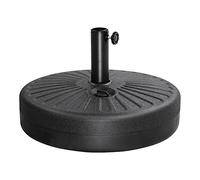 Bolero Plastic Parasol Umbrella Base 20 Litre 38/48mm, Black