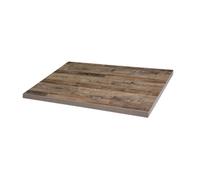Bolero Pre-Drilled Rectangular Table Top Urban Dark 1100(W) x 700(D)mm