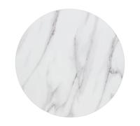 Bolero Pre-drilled Round Table Top, Wood, Marble Effect, 600mm