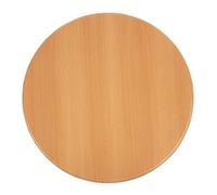 Bolero Pre-drilled Round Tabletop Beech Effect 600mm