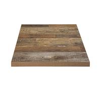 Bolero Pre-Drilled Square Chipboard Table Top, Indoor, 700 mm
