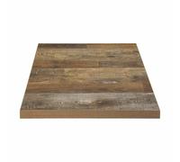 Bolero Pre-drilled Square Table Top in Chipboard for Indoor - 600 mm