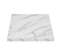 Bolero Pre-Drilled Square Table Top Marble Effect 600mm
