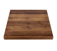Bolero Pre-Drilled Square Table Top Rustic Oak 600mm for Better Experience