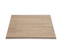 Bolero Pre-Drilled Square Table Top Wenge Grain 700mm