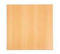 Bolero Pre-drilled Square Tabletop Beech Effect 600mm - GG634