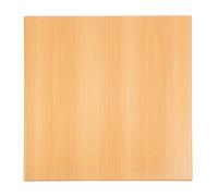 Bolero Pre-drilled Square Tabletop Beech Effect 600mm - GG634