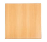 Bolero Pre-drilled Square Tabletop Beech Effect 600mm - GG634