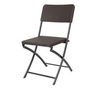 Bolero Rattan Folding Chairs Brown (2 pack)