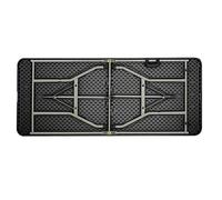 Bolero Rectangular Centre Folding Table 6ft HDPE HZ169, Black, 1836 x 760mm