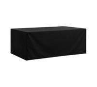 Bolero Rectangular Outdoor Chair & Table Cover Black 3100 x 1500mm - Heavy Duty Cover, UV Protection, Water Resistant HW963
