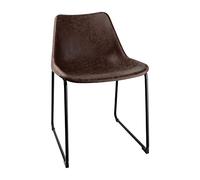Bolero Rodeo Side Chairs Mocha (Pack of 2)