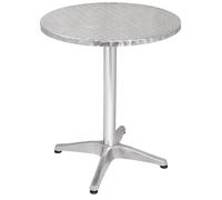 Bolero Round Bistro Table Stainless Steel 600mm - U425
