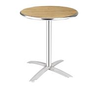 Bolero Round Flip Top Table Ash 600mm