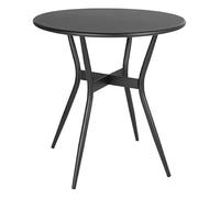 Bolero Santiago Outdoor Table Black, 700mm, 700 mm