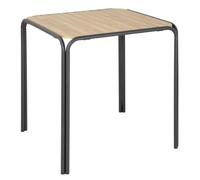 Bolero Santorini Square Polywood Dining Table, 700mm, 700 mm