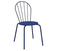 Bolero Side Chair Adeline Dark Navy UV Resistant Indoor Outdoor Use - Set of 4