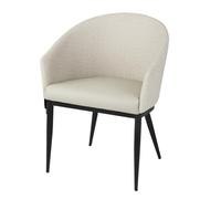 Bolero Sloane Interior Dining Chairs PVC Fabric (2 Pack), Neutral Mix