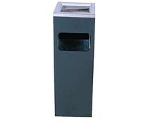 Bolero Square Cigarette Bin Stainless Steel Waste Dustbin Rubbish 600X200X200Mm