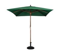 Bolero Square Double Pulley Parasol 2.5m Diameter Green