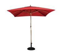 Bolero Outdoor Square Parasol - Red Water Repellent Polyester - 2.5m Diameter
