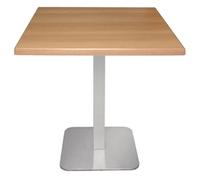 Bolero Square Table Base Stainless Steel 680X400mm Kitchen Tabletop Indoor