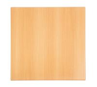 Bolero Square Table Top in Beech Heat and Water Resistance Pre Drilled 600mm