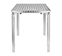 Bolero Steel and Aluminium Square Leg Table 600mm - CG837