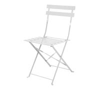 Bolero Steel Pavement StyleFolding Chairs Grey (Pack of 2) - GH551