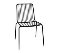 Bolero Steel Wire Dining Chairs Black (4 pack)