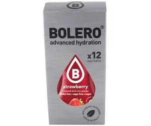 Bolero Strawberry beverage powder with stevia 3 g - 12 pcs.