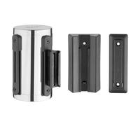 Bolero Wall Mounted Barrier Strap Black 3m - Crowd Control Wall Barrier for Retail, Hospitality, Events JB680