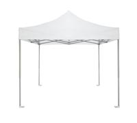 Bolero White Gazebo 3x3m - Party Tent, Wedding Canopy, UV-resistant, Easy to Install CJ959