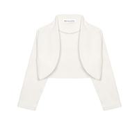 Bolerose Girls 3/4 Sleeve Childrens Kids Bolero (Off-White, 11-12 Years)